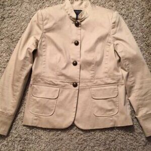 Women's Parisian Signature Beige Lined Blazer/Jacket, Size 10